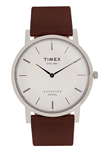 TIMEX Sapphire Crystal Analog Silver Dial Men's Watch-TWEG17400