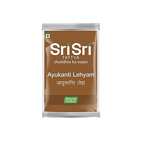 Sri Sri Tattva Ayukanti Lehyam - Natural Product, 5.5g (Pack of 1) with Free Desi Khajana Herb Sample