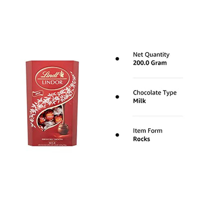 Lindt Exotic Milk Truffles Chocolate Gift Box - 200 Grams Pack