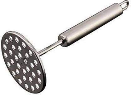 AYURVEDACOPPER Stainless Steel Masher for Potato, Vegetable, Pav Bhaji (Silver)