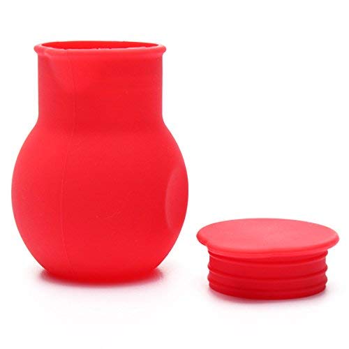 SYGA Set of 2 Soft Silicone Chocolate Melting Pot Mould Butter Sauce Milk Baking Pouring Tool