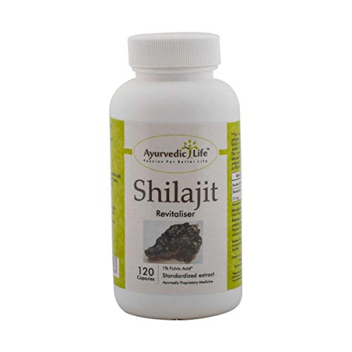 Ayurvedic Life Shilajit 120 capsule Pack of 2, natural