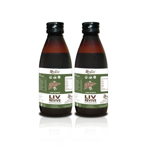 Hindrishi Ayurveda Liv-Revive Syrup for Liver Detox (Set of 2)