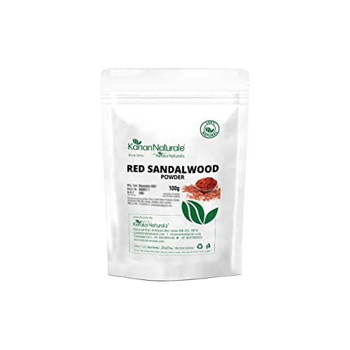 Kerala Naturals Ayurvedic Natural Red Sandalwood Powder Raktha Chandan - 100Gm