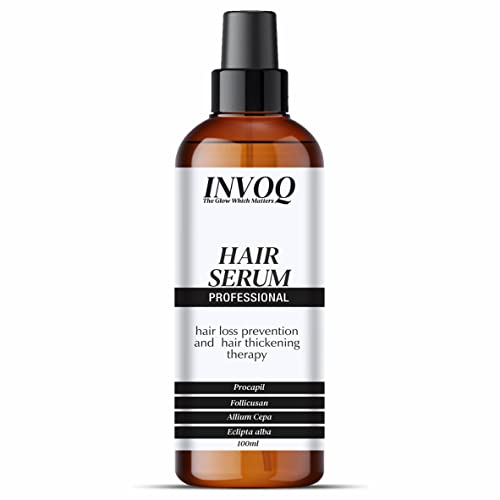 INVOQ Hair Growth Serum for Hair, with Actives 25% | Procapil, Folicusan, Redensyl For Hair Growth & Hair Fall Control for Men and Women