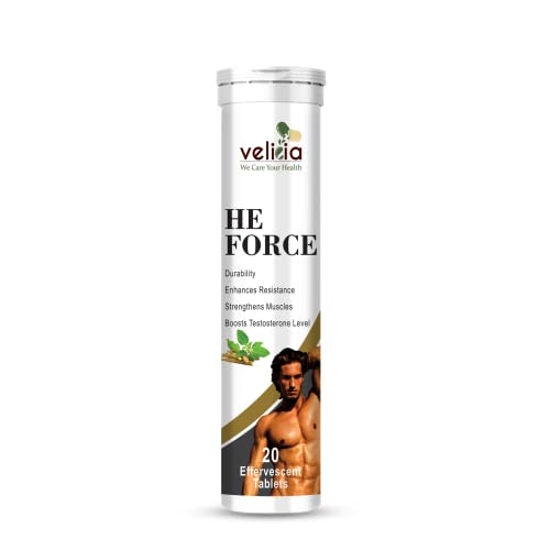 Velicia He Force Effervescent Tablets for men (20) (1)