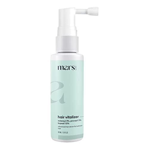 mars by GHC Hair Growth Vitalizer | 3% Redensyl, 3% Procapil, 1.5% Kopexil | Prevents Hair Fall, ProSls & Sulphate Free (60 Ml - Pack Of 1), 200 Grams