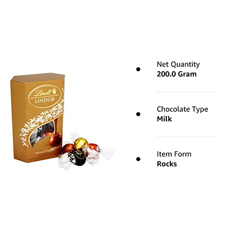 Lindt Lindor, Assorted, 200g