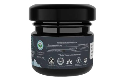 Pure Himalayan Shilajit Resin, Mineral Supplement|20g|for energy and endurance|80% fulvic acid | Shilajit for Men and Women | Ayurvedic formulation|