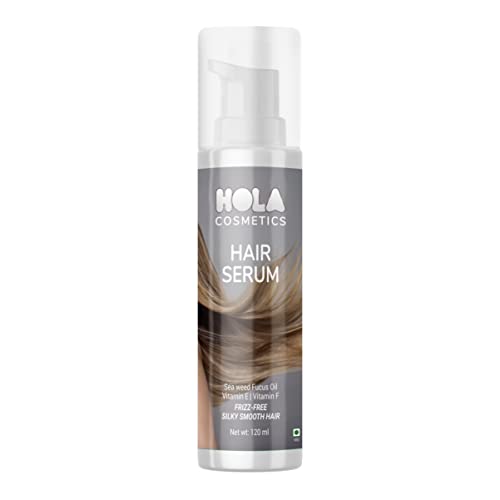 Hola Cosmetics Professional Hair Serum for Women & Men with Goodness of Vitamin E & F | All Hair TypIntensive Hair Growth Treatment| 100% Vegan| 120ml