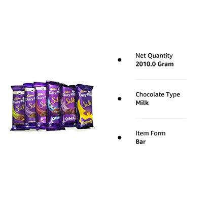 Cadbury Throni Dairy Milk Silk (335 g) -Pack of 6 Combo