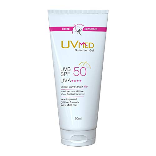 Uvmed Tinted Sunscreen Gel With SPF 50, 50ml