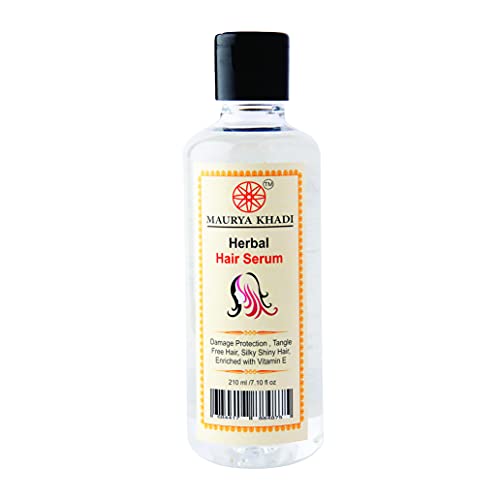 Khadi Natural Herbal Hair Serum 210ml, white