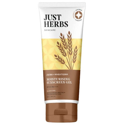 Just Herbs SPF 35+ Nosun Sunscreen Gel, Lightweight, Broad Spectrum PA 35++++ with Jojoba & Wheatger All Skin Type for Men & Women- Paraben Free- 50ml