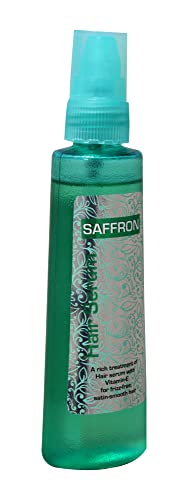 AMPEX Saffron Hair Serum for Women & Men/Contains Walnut Oil/Instant Shine & Smoothness/Regular use ir/Gives frizz – Hair/Soft and Silky Touch - 100ml