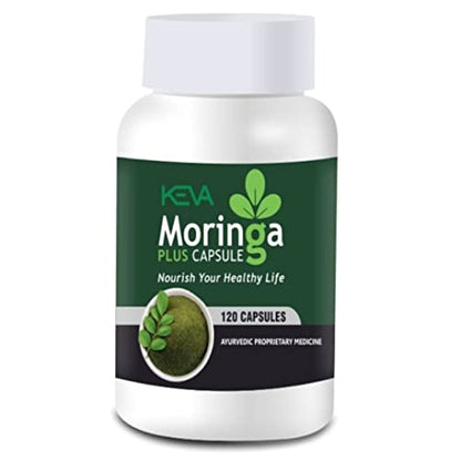 Keva Moringa plus Capsules Strengthens Immune System and Detoxifies Body ? 120 Capsules Pack Of 1