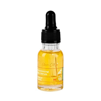 Oleum Cottage Conditioning Hair Serum, 15 ml, Made with cold pressed jojoba oil and pure essential on hair serum that gives a natural shine and bounce