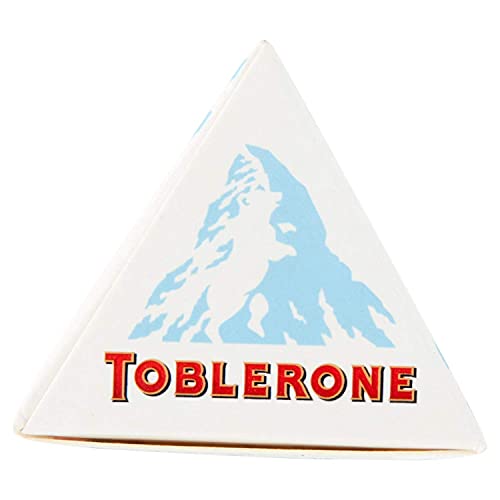 Toblerone of Switzerland White Chocolate with Honey and Almond Nougat - 4 Pack, 4 X 100 g