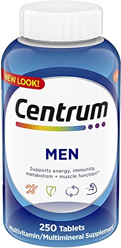 Centrum For Men Multivitamin or Multimineral Supplement 250 Tablets
