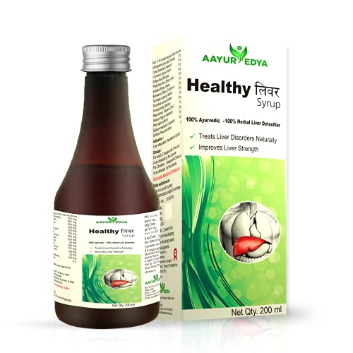 AAYURVEDYA Healthy Liver Detox for Fatty Liver - 200 ml Syrup