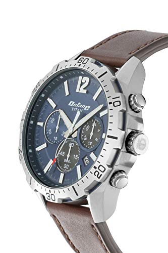 Titan Octane Analog Blue Dial Men's Watch-NM90108KL01 / NL90108KL01/NP90108KL01