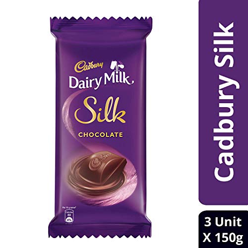 Cadbury Dairy Milk Silk, 150g (Pack of 3) and Cadbury Dairy Milk Silk, Fruit and Nut, 137g (Pack of 3)