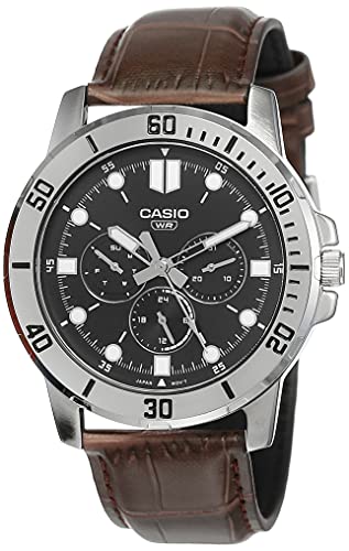 Casio Analog Black Dial Men's Watch-MTP-VD300L-1EUDF (A1751)