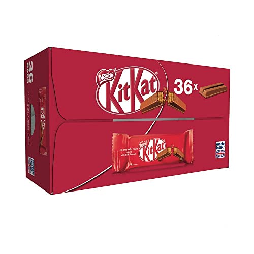 Nestle, Kitkat Pack of 36 pc Of 2 fingers Each Made In UK, Chocolate, 745 gram