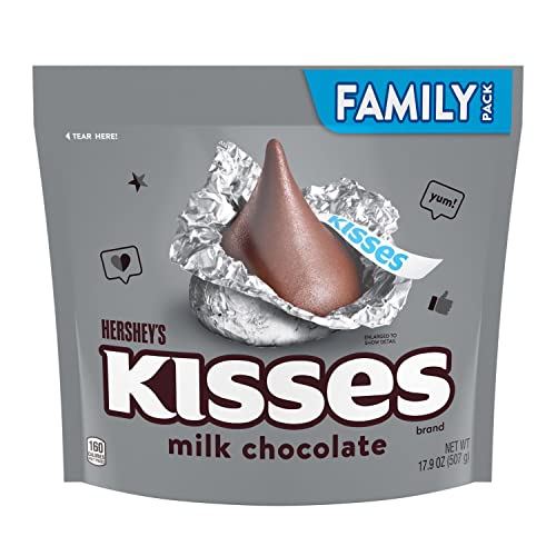 Hershey's Kisses Milk Chocolate, Family Pack, 507 g