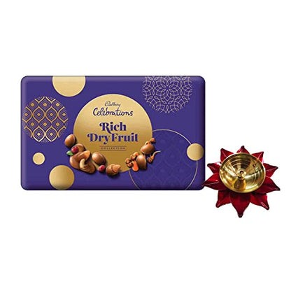 Cadbury Rich Dry Fruit Collection Chocolates Gift Pack, 177g