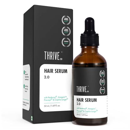 ThriveCo Hair Growth Serum | with Redensyl, Anagain, Procapil & Capilia Longa For Hair Fall Control | For Men & Women | 50ml