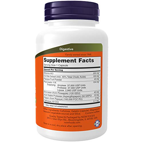 Now Foods, Super Enzymes, 180 Capsules