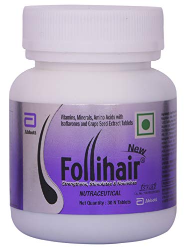 Follihair New Nutraceutical Pack of 30N Tablets Bottle