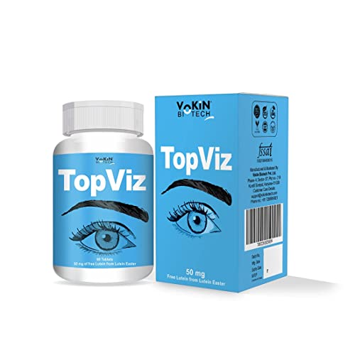 Vokin Biotech Topviz Complete Eye Health Formula To Maintain Healthy Eyes and Good Vision (60 Tablets)