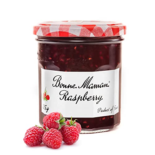 Bonne Maman Raspberry Preserve, Marmalade Fruit Jam, 13 oz / 370 g