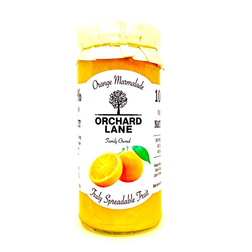 Orchard Lane Orange Marmalade Jam with 80% Orange Content, No Preservatives or Chemicals, 280 Grams- Low Sugar