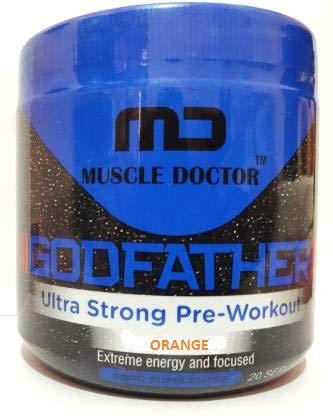 Muscle Doctor GODFATHER ULTRA STRONG PRE-WORKOUT(160 g,ORANGE)
