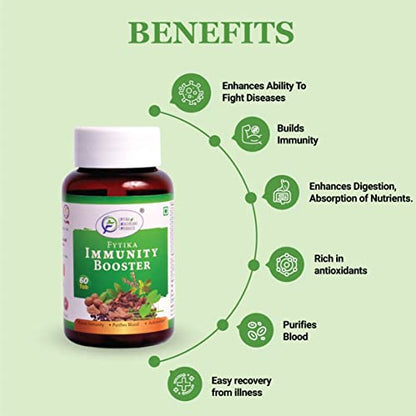 FYTIKA Immunity Booster Tablet for Adults | Natural Supplement To Boost Immune System (120 Tab)