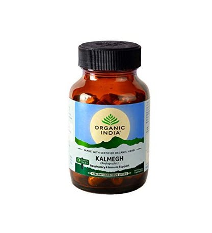 ORGANIC INDIA Kalmegh 60 Veg Capsules (Pack of 1)