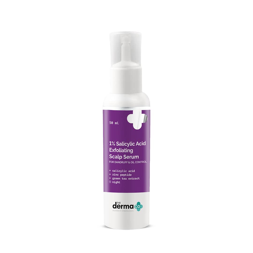 The Derma Co 1% Salicylic Acid Exfoliating Scalp Serum for Dandruff & Oil Control - 50ml