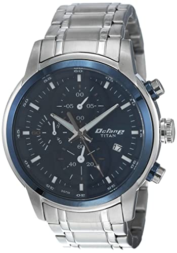 Titan Octane Analog Blue Dial Men's Watch-NL90086KM01/NP90086KM01