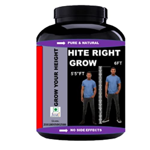 Hite Right Grow,Body Increase Stamina,Ayurvedic Medicine,Flavor Mango,Pack of 1