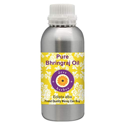 Deve Herbes Pure Bhringraj Oil (Eclipta alba) Natural Therapeutic Grade 1250ml