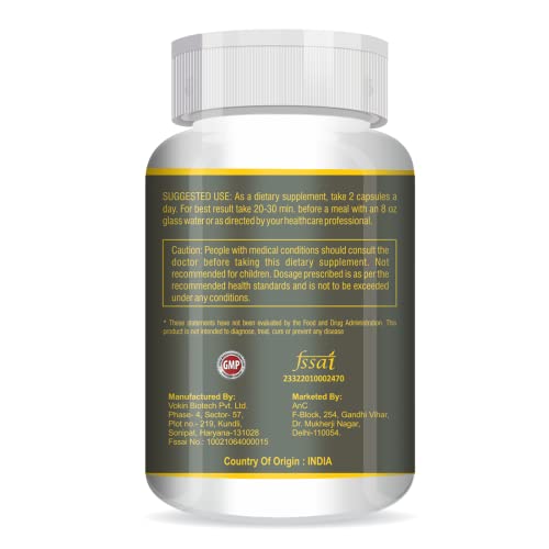 ANC PCOS Supplement - 40:1 Ratio 2000mg Myo-Inositol to 50mg with PCOS Vitamins & Minerals, 60 Capsules