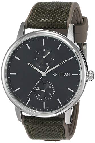 Titan Athleisure Analog Black Dial Men's Watch-NN90118SP02/NP90118SP02