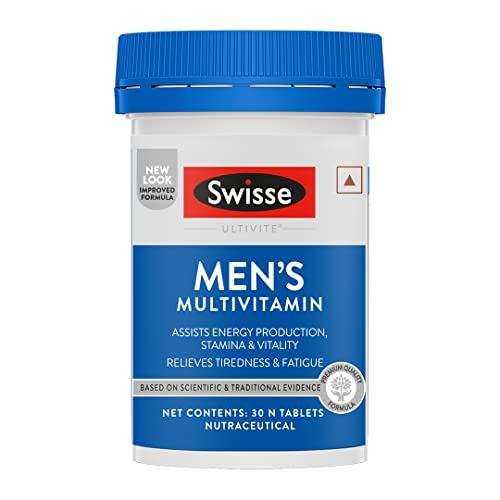 Swisse Men’s Multivitamin (30 Tablets) With 36 Herbs, Vitamins & Minerals
