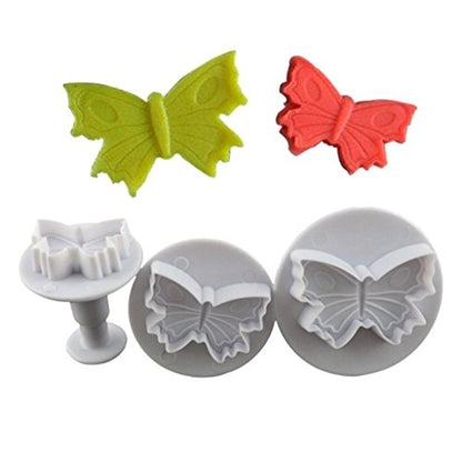 Zollyss Flower Fondant Cake Sugarcraft Decorating Kit Combos (Cookie Cutter) Set of 33