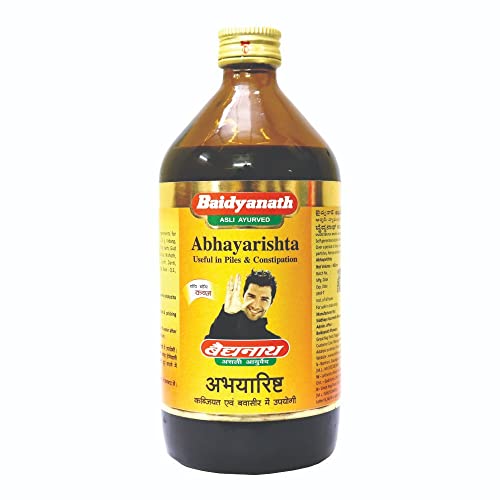 Baidyanath Abhyarishta Syrup - 450 ml | Useful in Piles & Constipation Relief Tonic