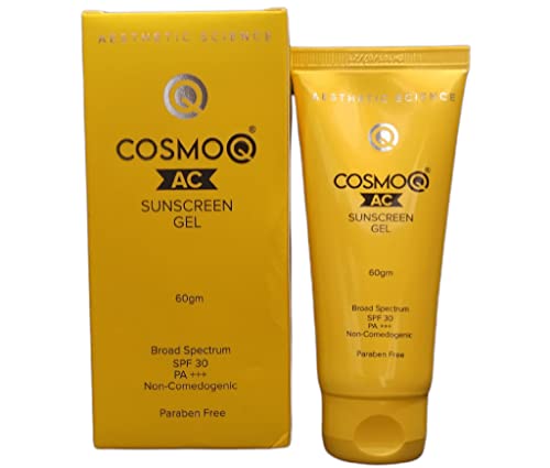 JEEVANDIP Cosmo Q Ac Broad Spectrum SPF 30 PA+++ Non-Comedogenic Sunscreen Gel (60gm)
