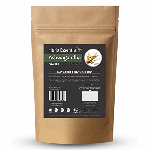 Herb Essential Pure Ashwagandha Powder 50 g